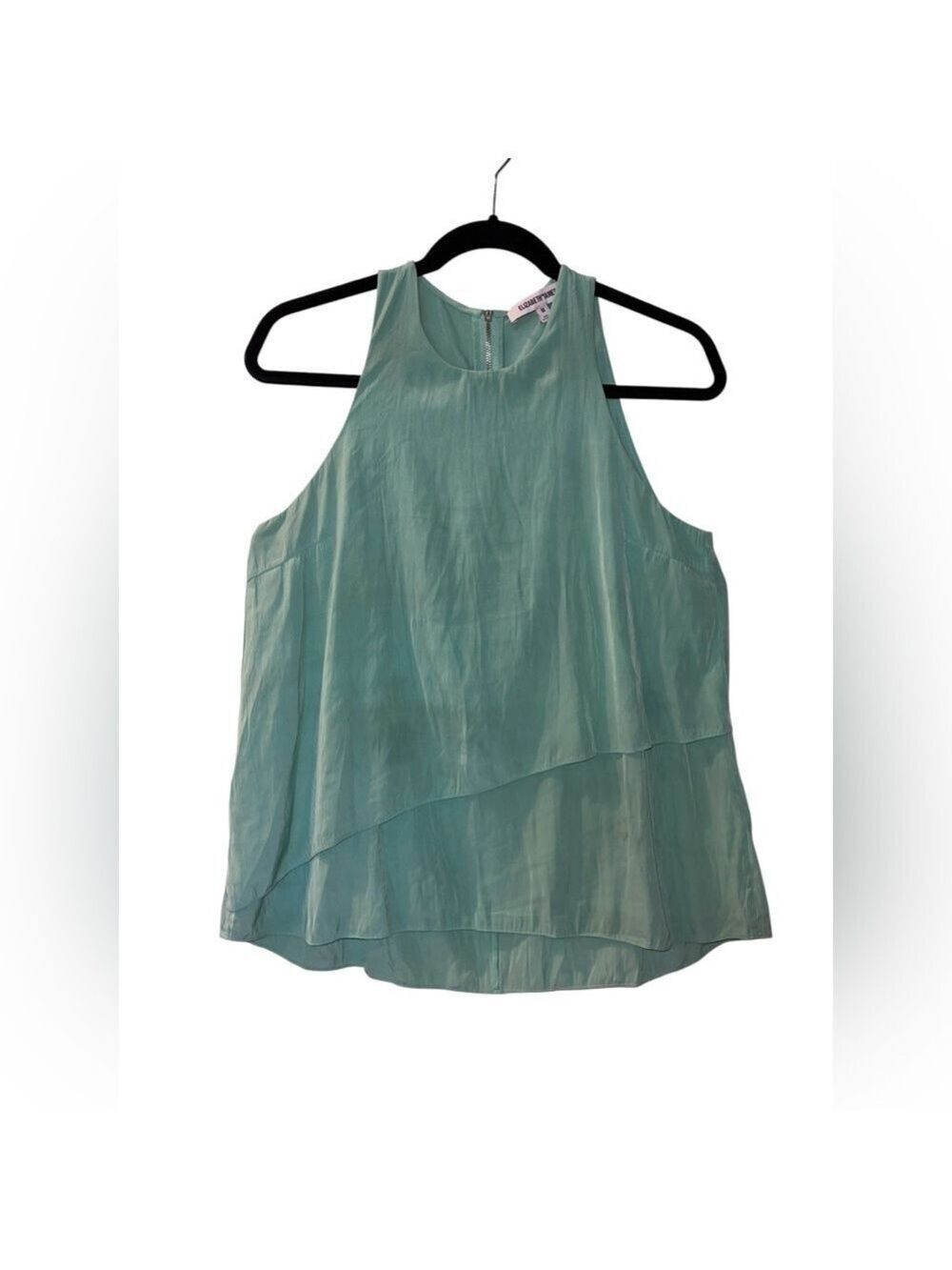 Elizabeth & James Women’s Green Layered Sleeveless Top Tank Size: Medium
